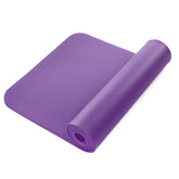 10 mm rutschfeste Yogamatte – geschmacksneutrale, dicke Fitness-Pilatesmatte für das Heim-Fitnessstudio und den Sport